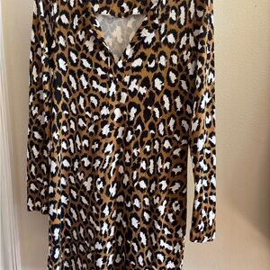 Diane Von Furstenberg Animal Print Dress